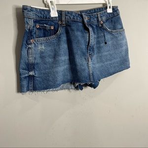 NEW ZARA jean Skort